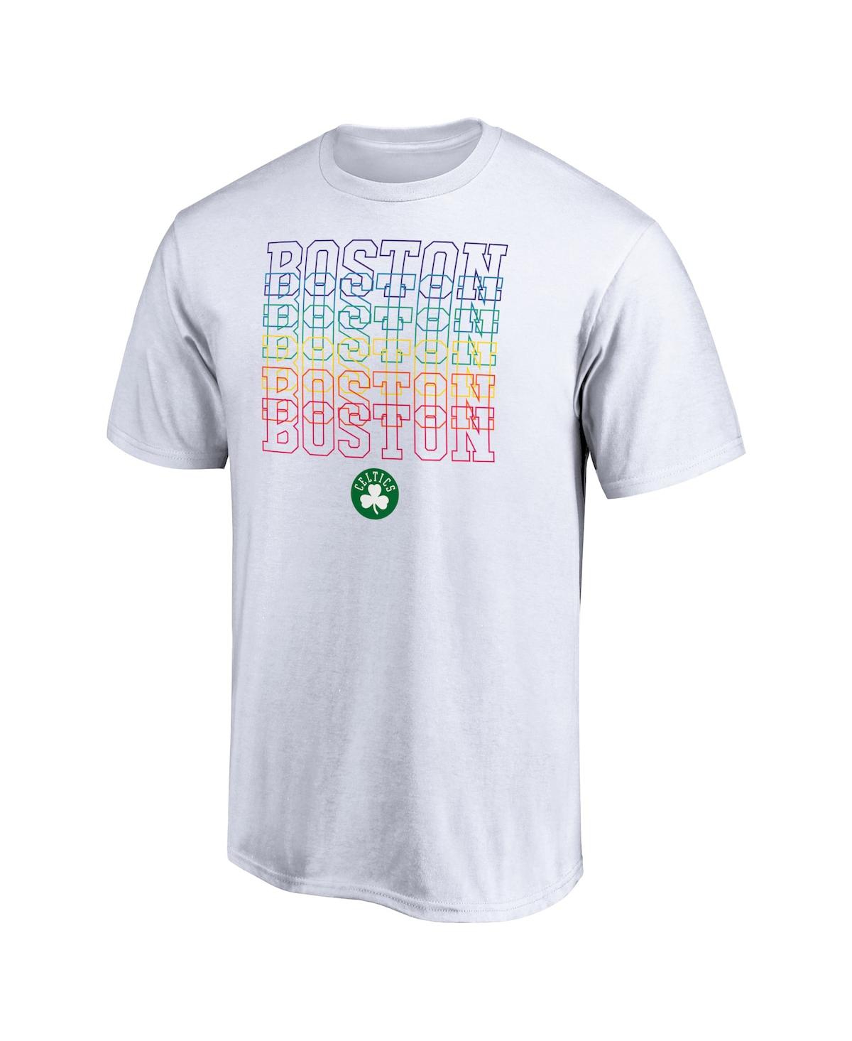 Men's FanaticsBoston Celtics Team City Pride T-shirt - White