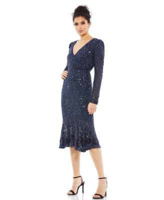 Mac Duggal - Embellished Midi Dress