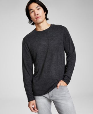 And Now This Men's Regular-Fit Solid Crewneck Sweater, Created for Macy ...