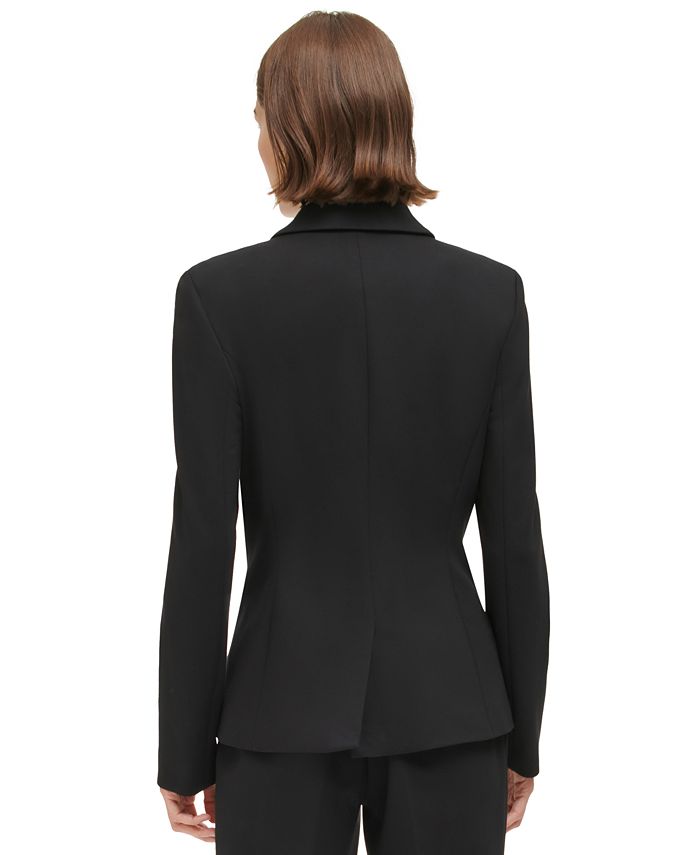 Calvin Klein Women's One-Button Blazer - Macy's