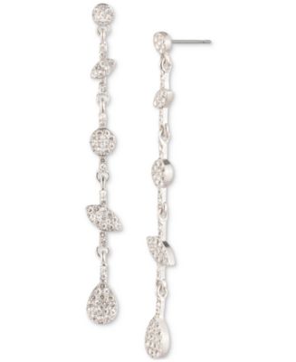 【最終値下げ】Givenchy Crystal Cluster Linear Drop ピアス Givenchy Crystal Pavé Cluster Linear Drop Earrings - Macy's
