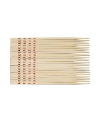 10 Pairs Reusable Burnished Bamboo Chopsticks Set
