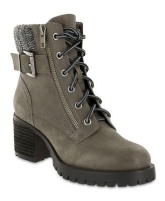 madden girl velvet combat boots