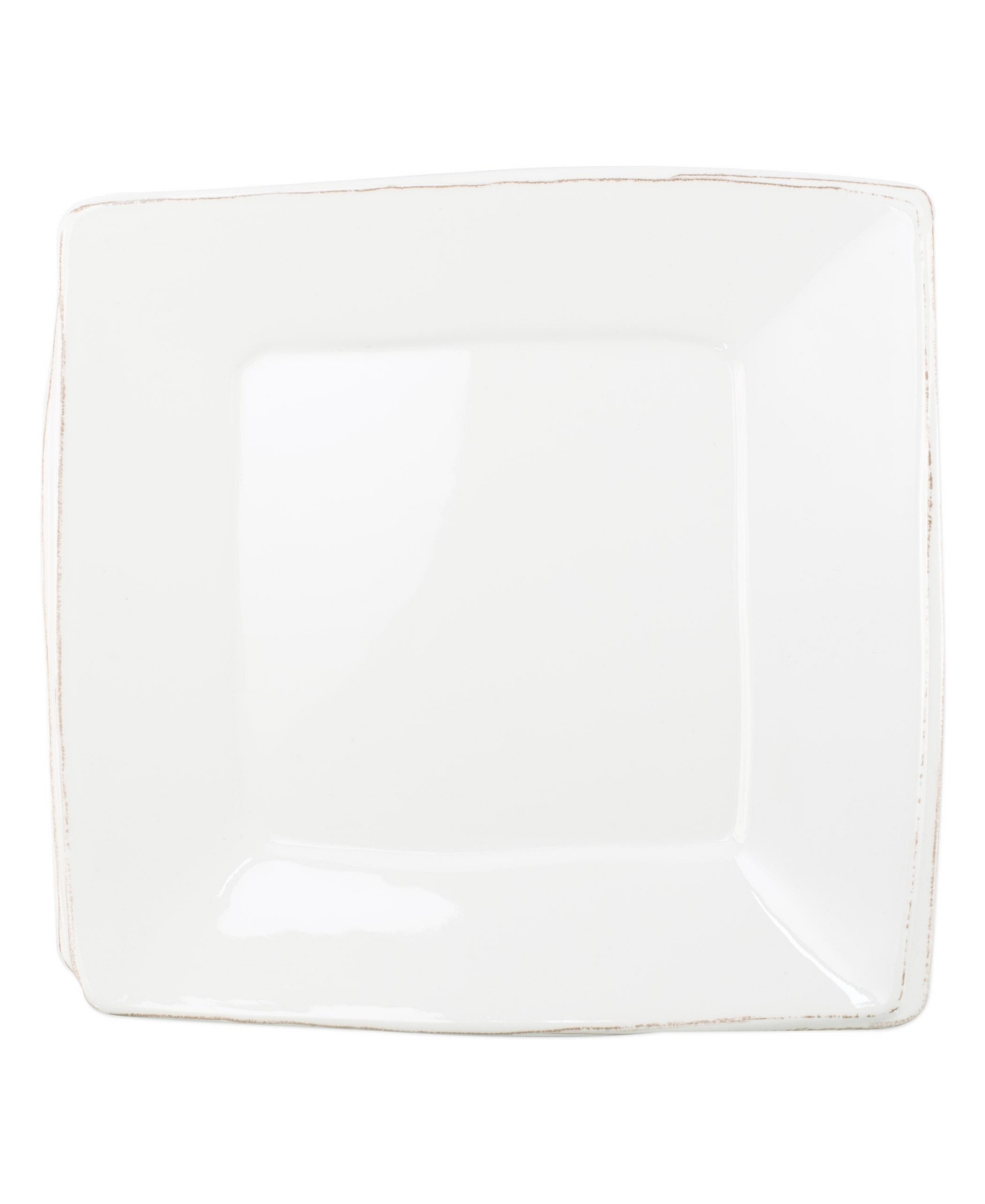 Shop Vietri Melamine Lastra Square Platter 15" In White