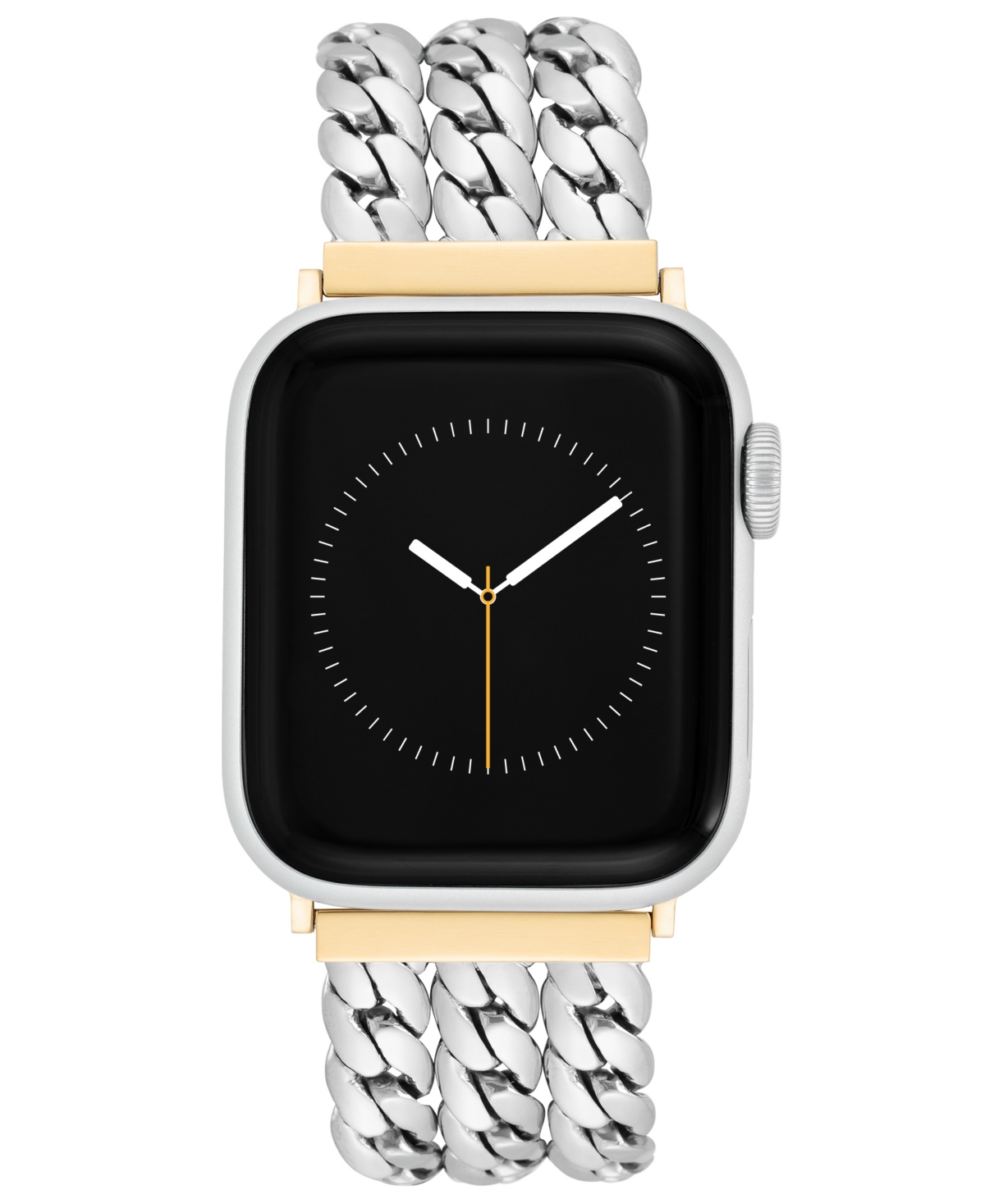 Anne Klein Women's Multi Chain Alloy Metal Link Band designed for Apple Watch 42mm (Series 10) & 38/40/41mm