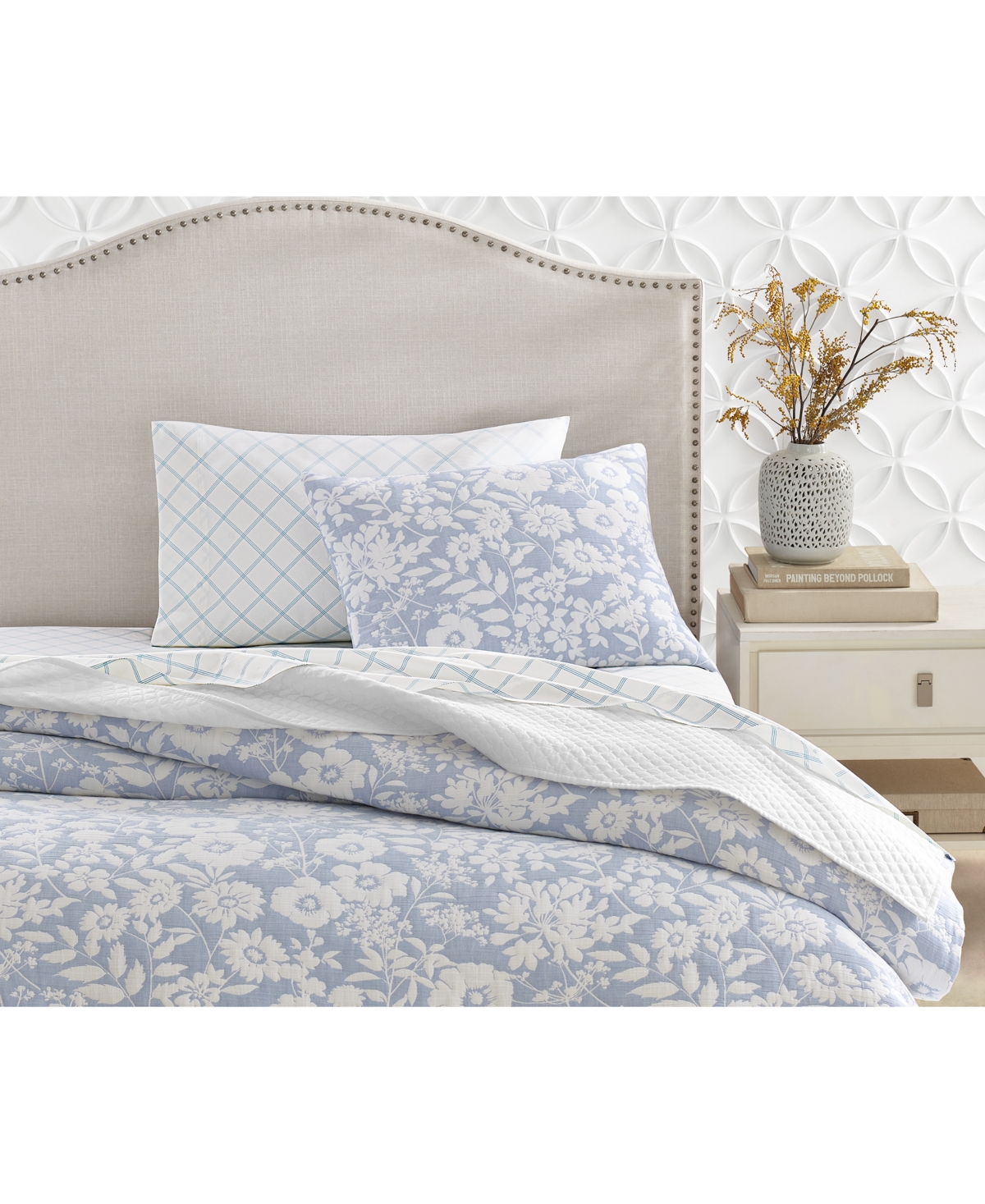 Charter Club Silhouette Floral 3-Pc. Comforter Set, King, Exclusively at Macy's