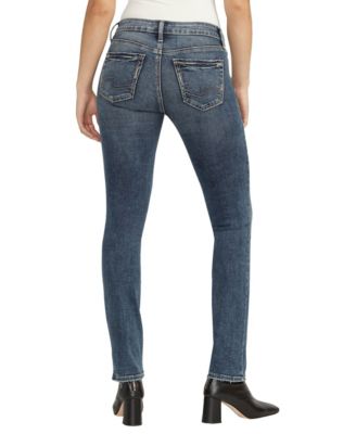 Women's Suki Mid Rise Straight Leg Jeans