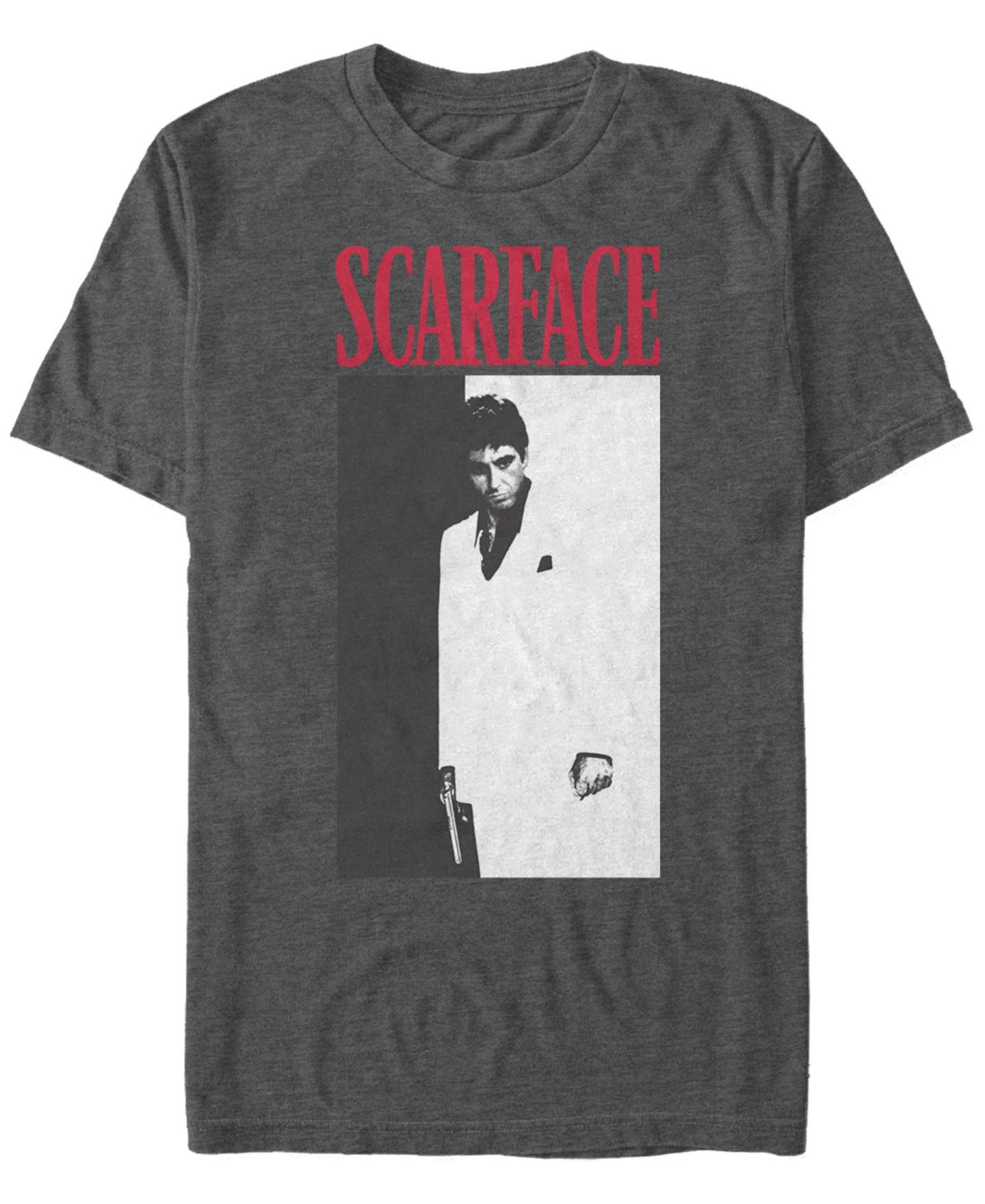 Мужская футболка Fifth Sun Scarface Poster Short Sleeves, цвет: Угольный меланжевый — фото 1