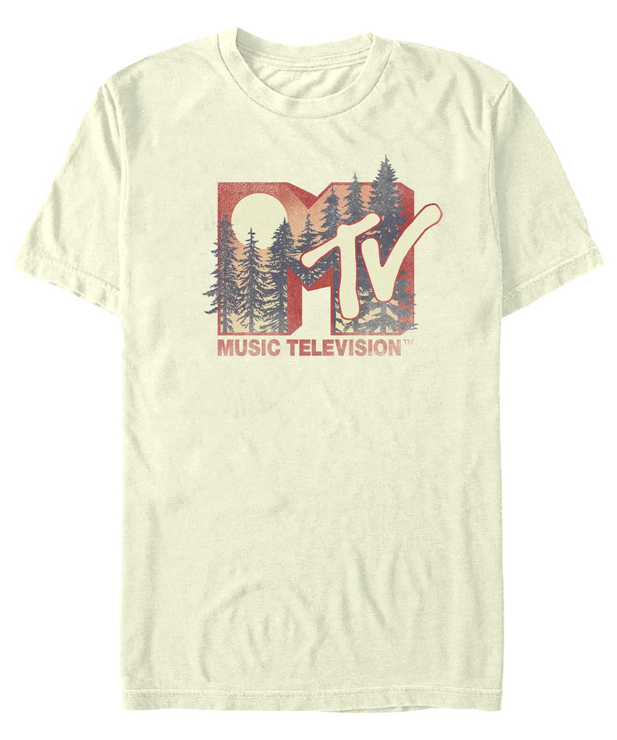 Fifth Sun Men's Mtv Redwood Short Sleeves T-shirt In Natural