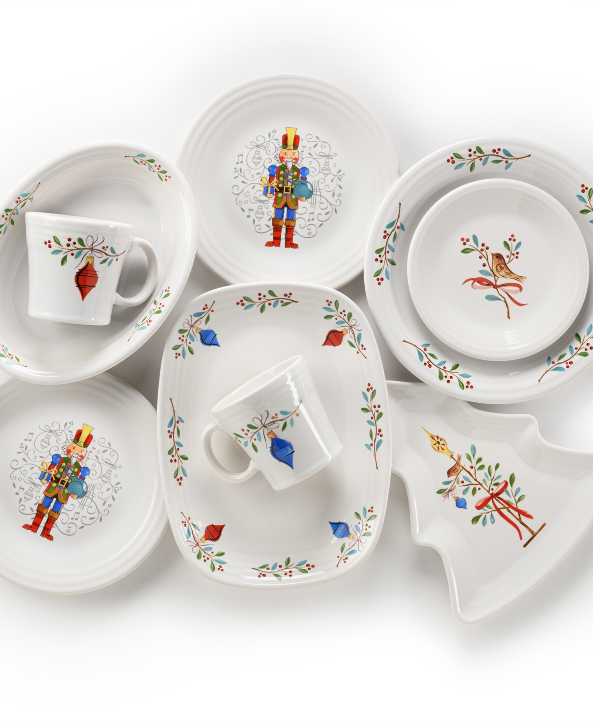 Fiesta Nutcracker Salad Plate In Open White