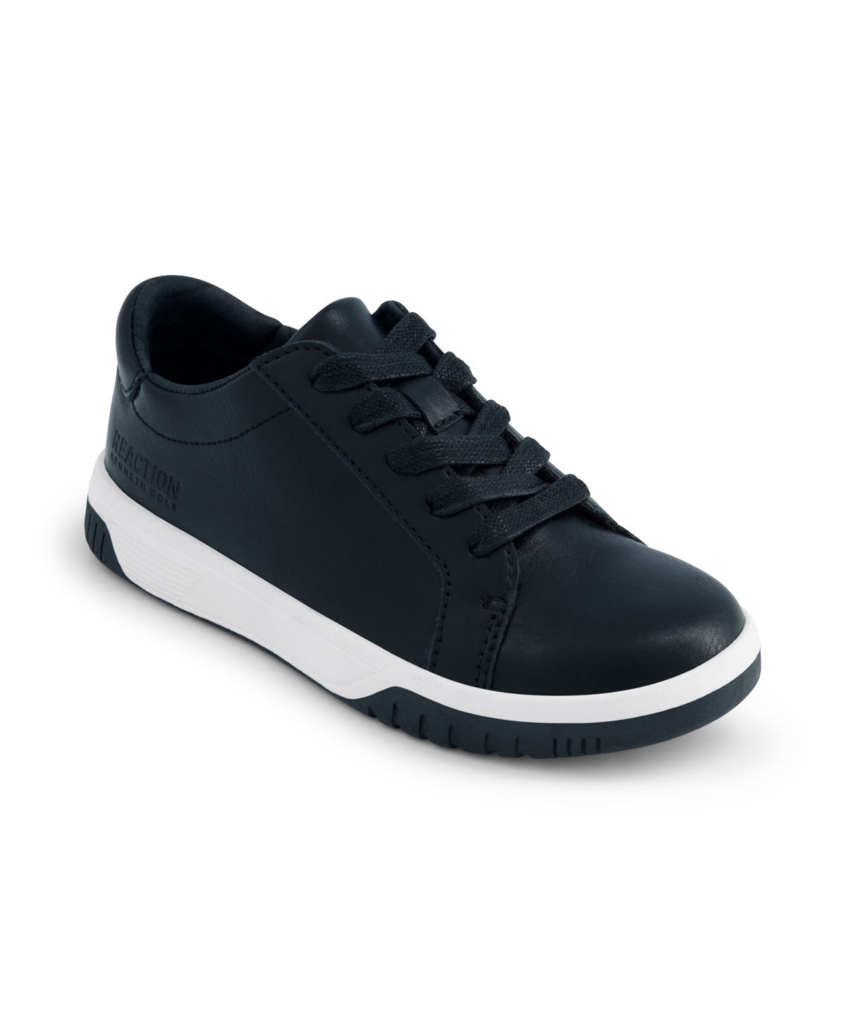 Kenneth Cole New York Kids' Little And Big Boys Cyril Tyson Lace Up Court Shoes In Black