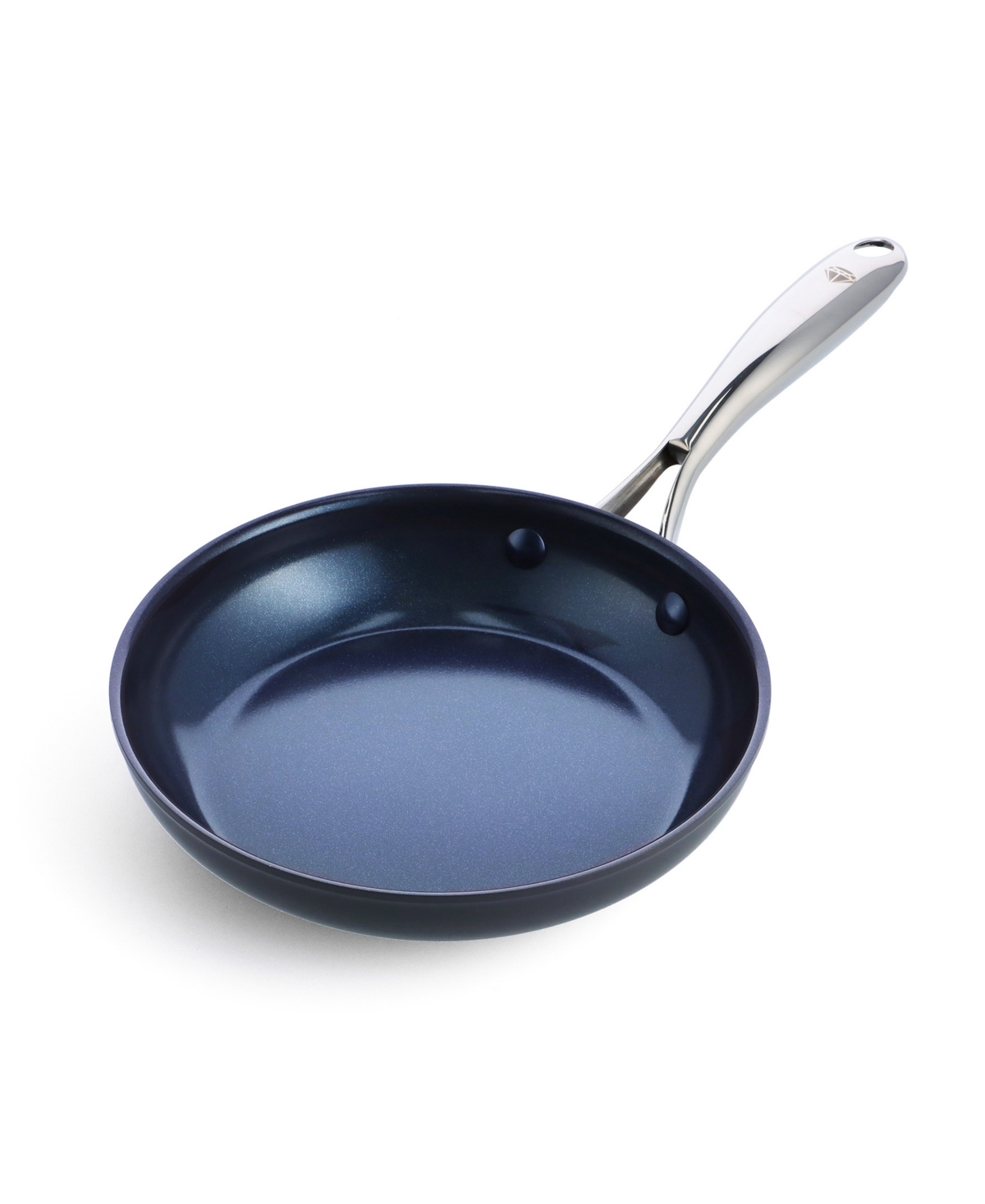 Blue Diamond Hard Anodized Ceramic Nonstick 8" Frying Pan In Blue