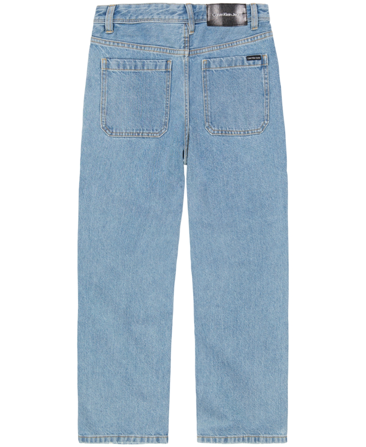Calvin Klein Big Boys Utility Denim Pants - Y2K Stone