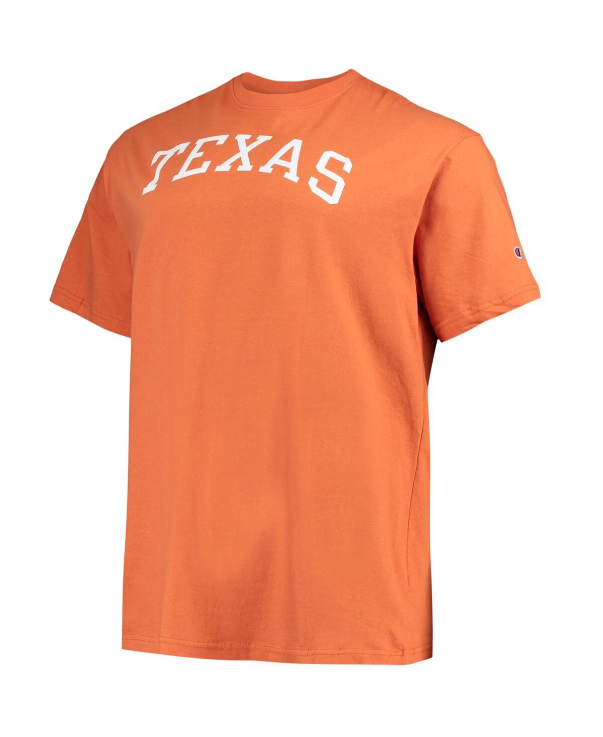 Shop Champion Men's  Texas Orange Texas Longhorns Big And Tall Arch Team Logo T-shirt