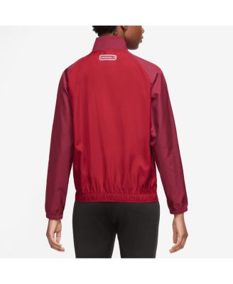 Women's Red Liverpool Anthem Raglan Performance Full-Zip Jacket
