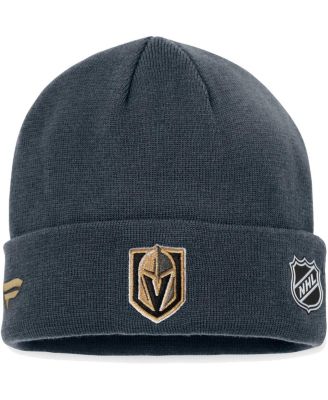 Men's Black Vegas Golden Knights Authentic Pro Rink Cuffed Knit Hat