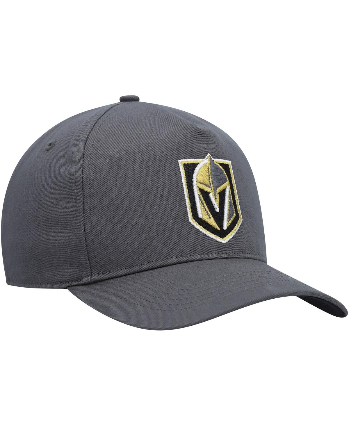 47 Brand Men's Charcoal Vegas Golden Knights Legend Mvp Adjustable Hat In Charcoal