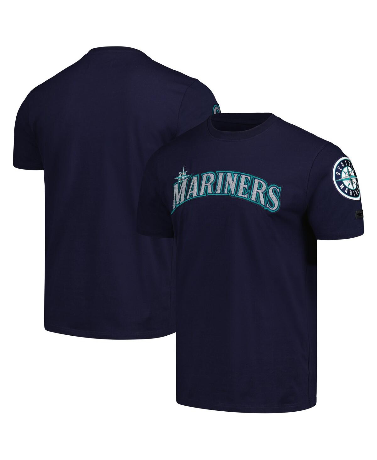 Pro Standard Men's  Navy Seattle Mariners Team Logo T-shirt