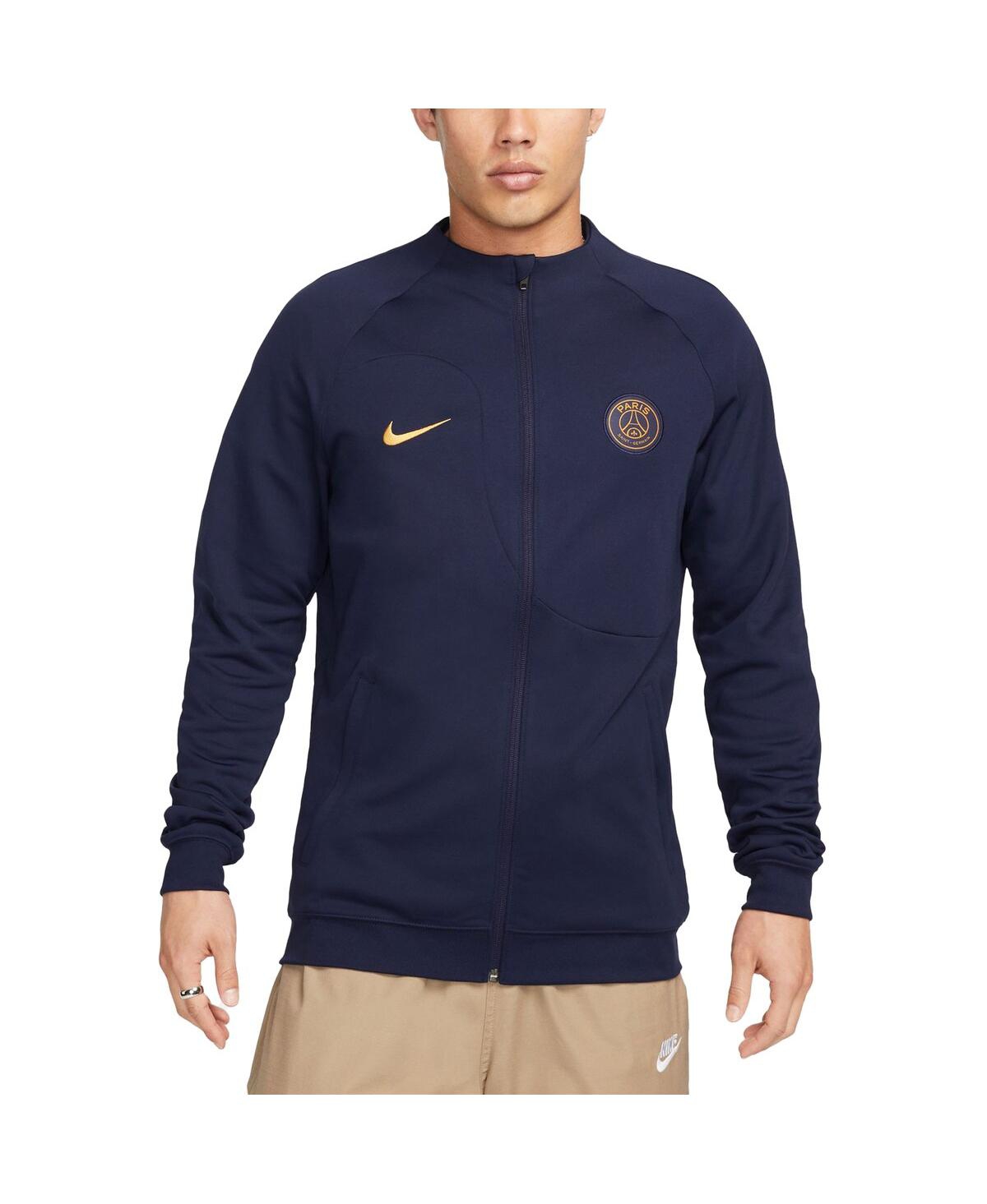Nike Paris Saint-germain Academy Pro Home  Men's Soccer Graphic Jacket In Blue