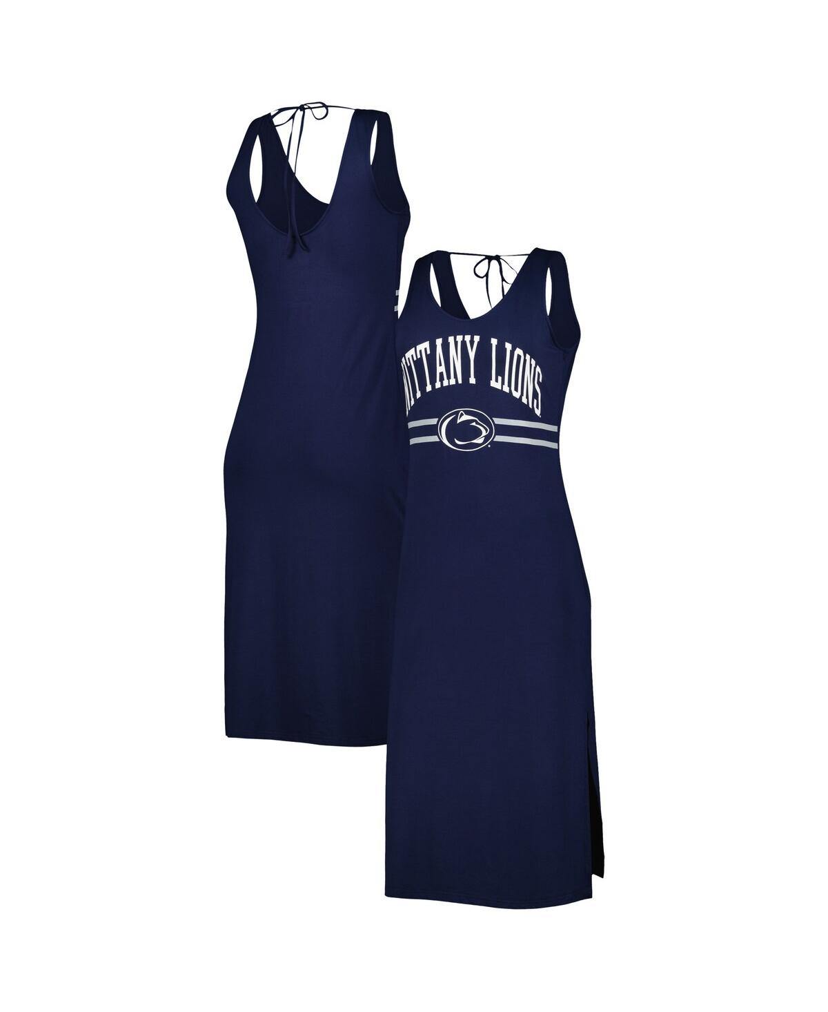 Shop G-iii 4her By Carl Banks Women's  Navy Penn State Nittany Lions Training V-neck Maxi Dress