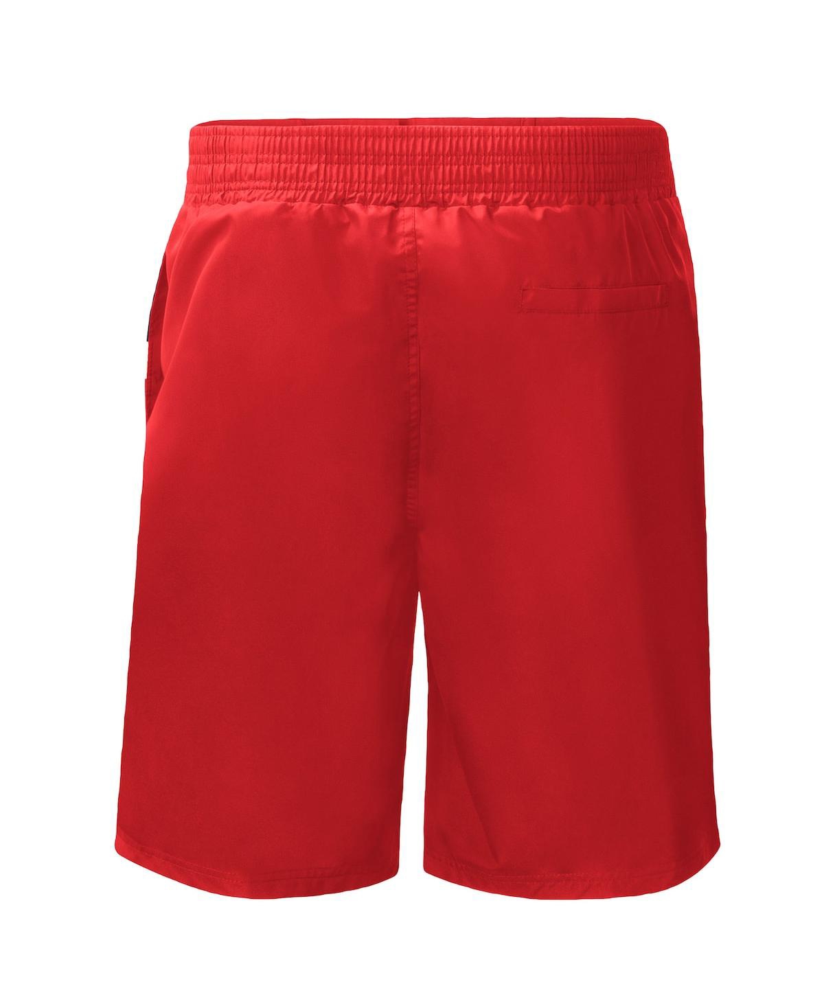 Shop G-iii Sports By Carl Banks Men's  Red Los Angeles Angels Sea Wind Swim Shorts