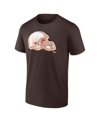 Men's Brown Cleveland Browns Chrome Dimension T-shirt