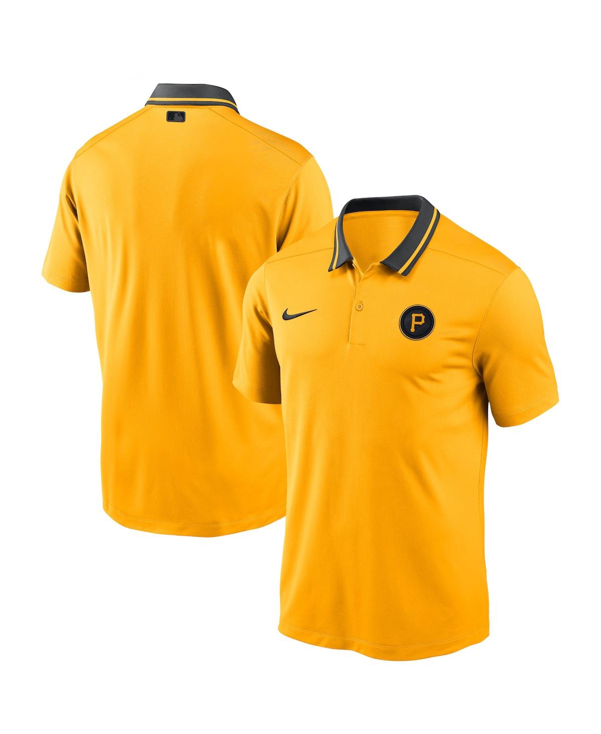 Nike Men's  Gold Pittsburgh Pirates 2023 City Connect Knit Performance Polo Shirt