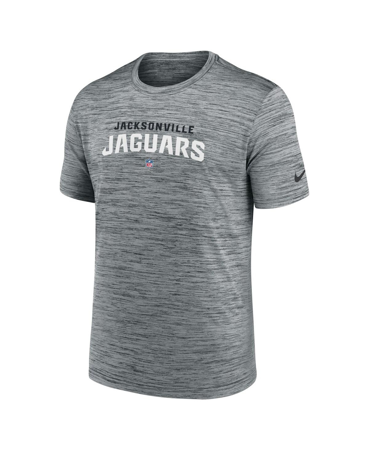 Shop Nike Men's  Gray Jacksonville Jaguars Velocity Performance T-shirt