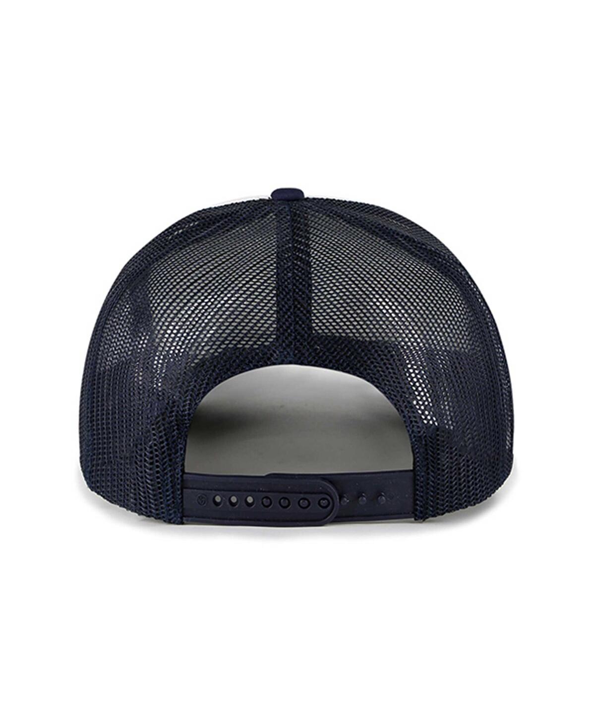 Men's '47 BrandNew York Yankees Foam Front Script Trucker Snapback Hat - White