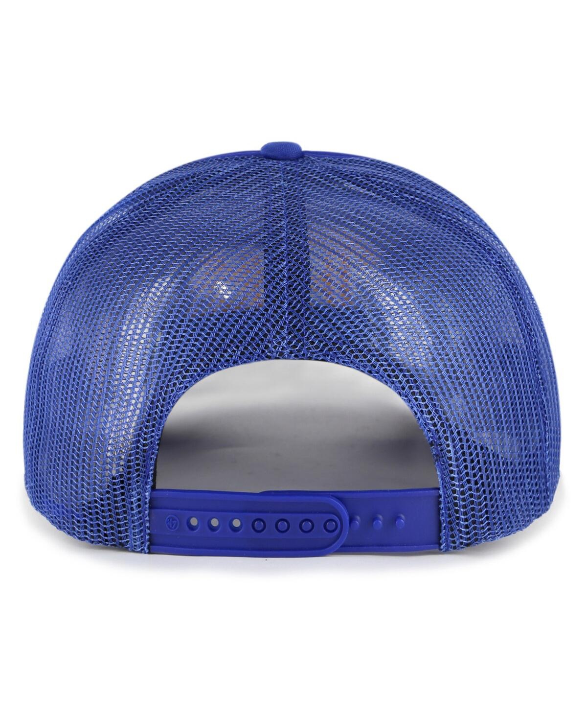 Men's '47 BrandChicago Cubs Foam Logo Trucker Snapback Hat - Royal