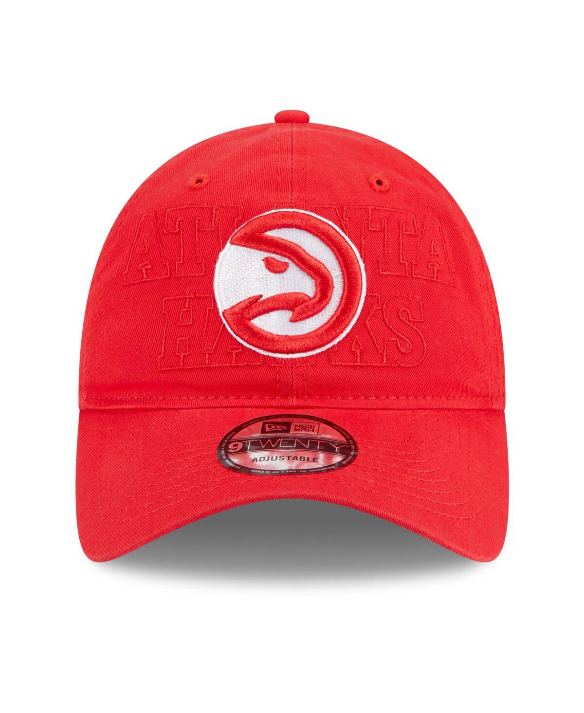 Men's New EraAtlanta Hawks 2023 Nba Draft 9TWENTY Adjustable Hat - Red