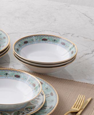 Serene Garden Set of 4 Soup Bowls, 7", 20 oz.