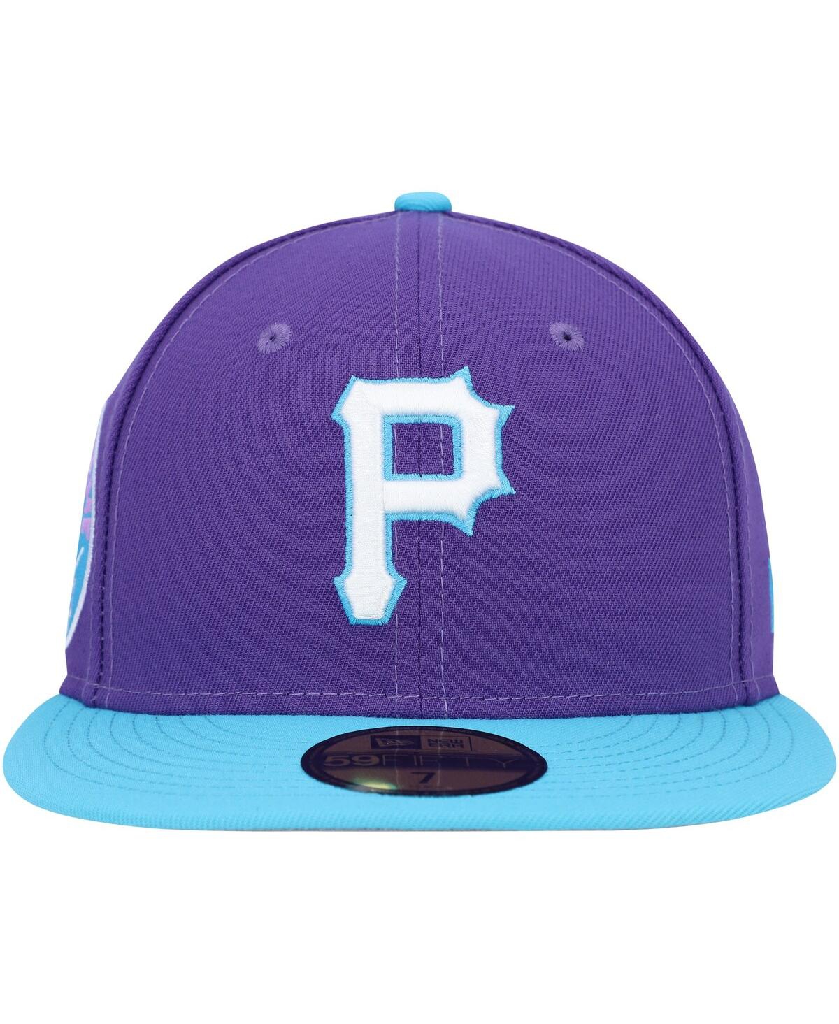 Men's New EraPittsburgh Pirates Vice 59FIFTY Fitted Hat - Purple