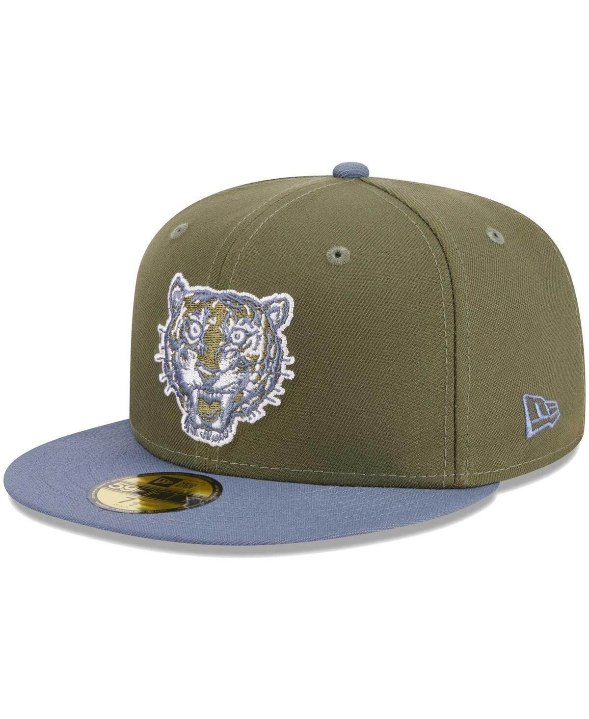 Detroit Tigers New Era Spring Color Two-Tone 59FIFTY Fitted Hat - Light  Blue/Red