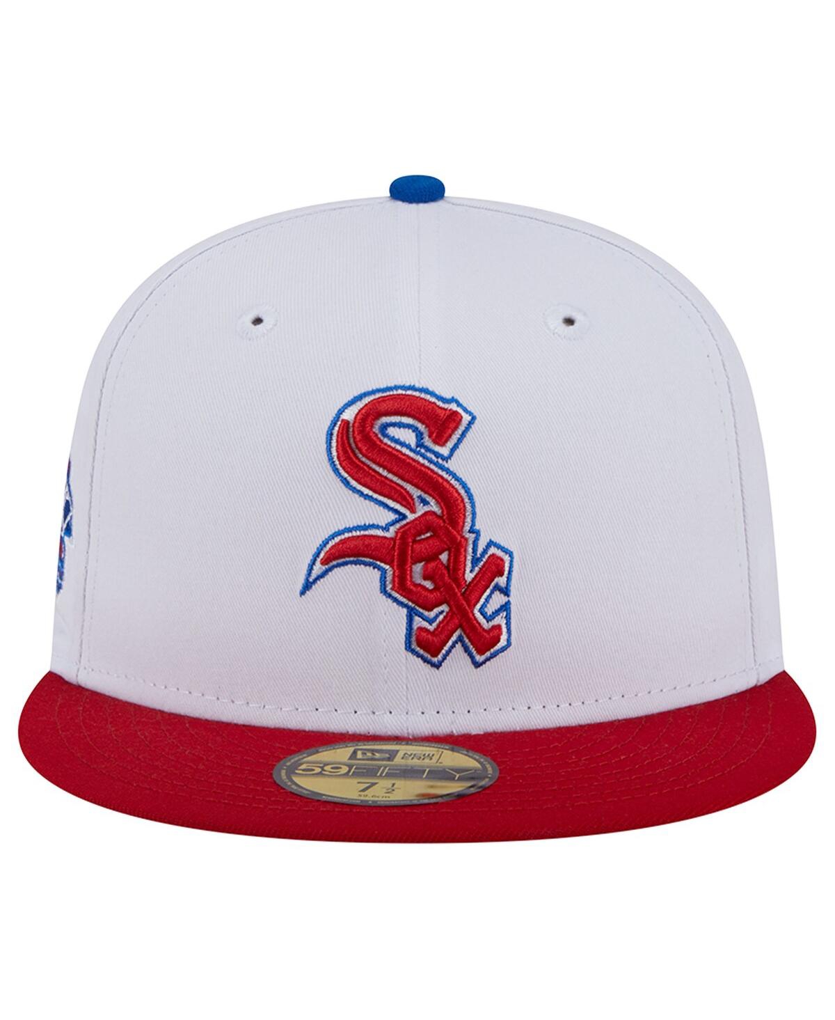 Men's New Era Red Chicago White Sox Undervisor 59FIFTY Fitted Hat - Red