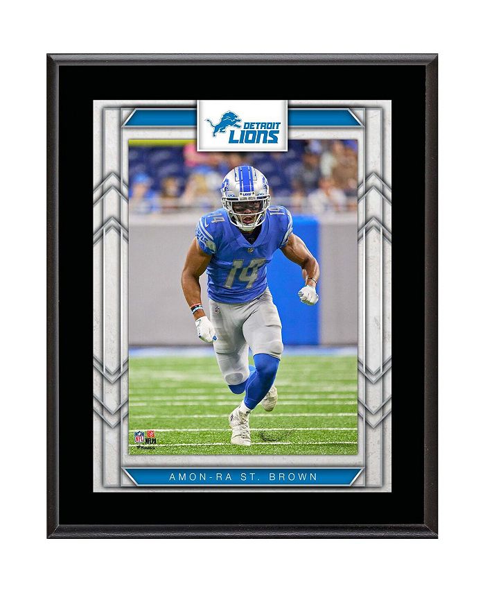 Amon-Ra St. Brown Detroit Lions Fanatics Authentic 10.5 x 13 Sublimated  Player Plaque