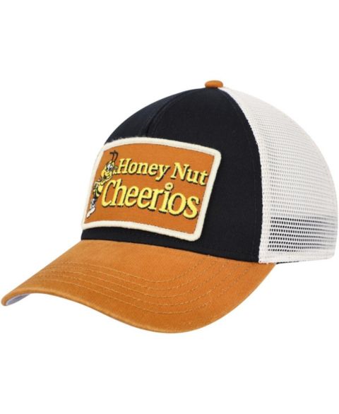 Мужская кепка American Needle Black, Cream Cheerios Valin Trucker Snapback Hat