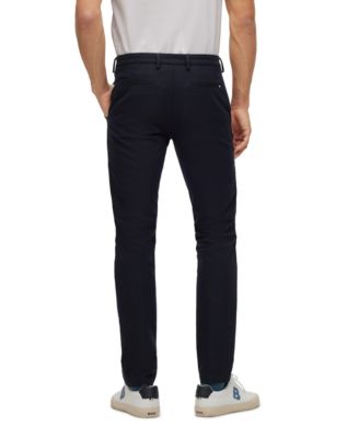 Men's Stretch Cotton Blend Slim-Fit Pants