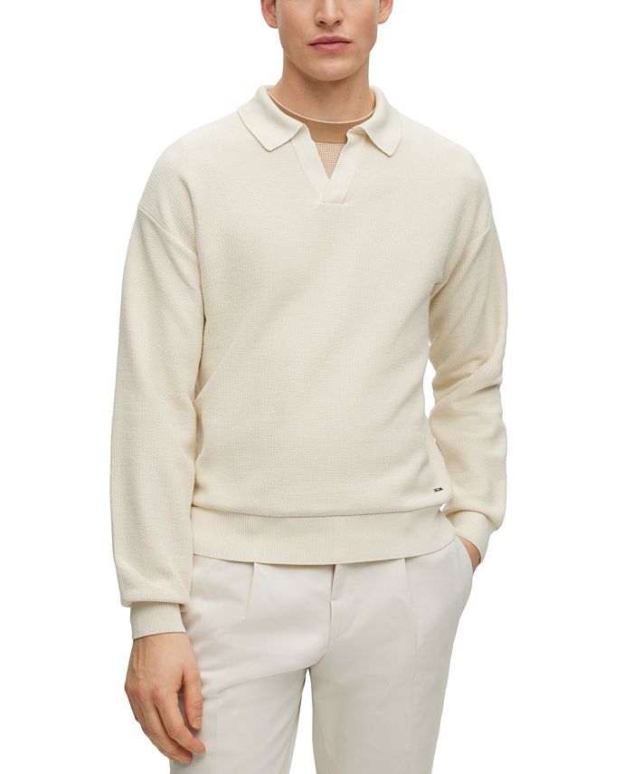Hugo Boss Men s Relaxed Fit Polo Sweater Macy s