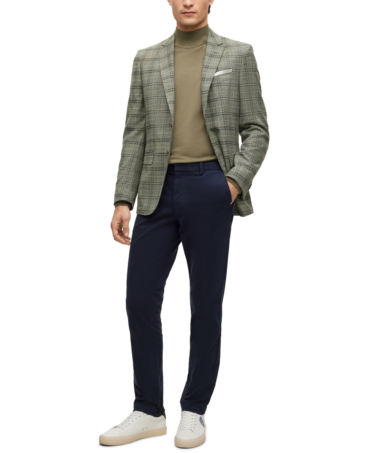 Hugo Boss Boss By  Men's Stretch-cotton Gabardine Slim-fit Chinos