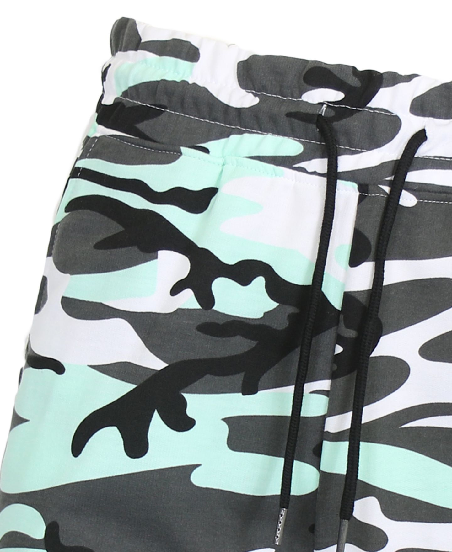 Мужские шорты Galaxy By Harvic Camo Printed French Terry Shorts, Pack of 3, цвет: Мятный камуфляжный красный камуфляжный королевский синий камуфляжный — фото 2