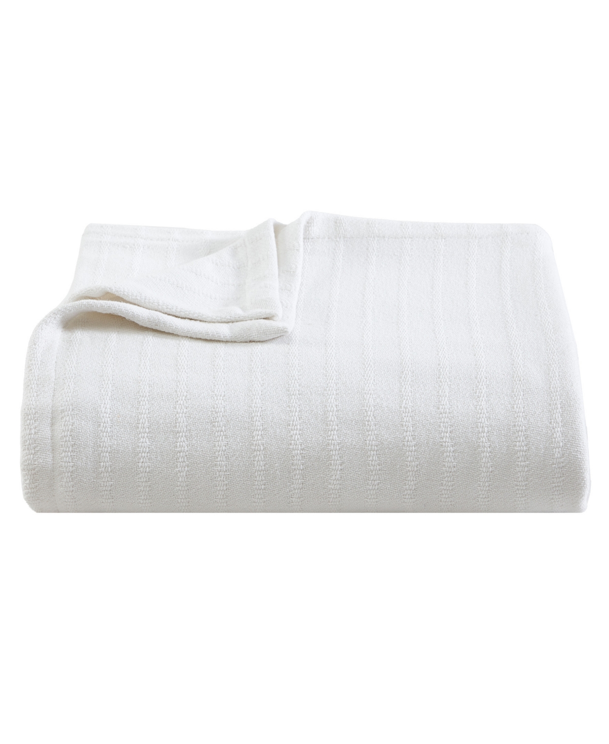 Vera Wang All Over Rib Cotton Reversible Blanket