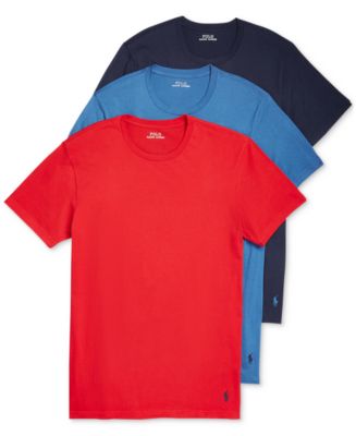 Polo Ralph Lauren Men's 3-Pk. Classic Cotton Crewneck Undershirts - Macy's