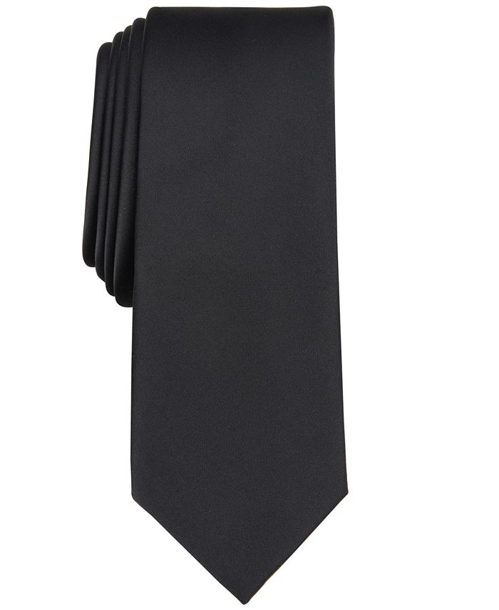 Bar III Men's Logan Solid Skinny Tie, Created for Macy's - Macy's