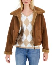 Women's Brown Faux Fur Coats