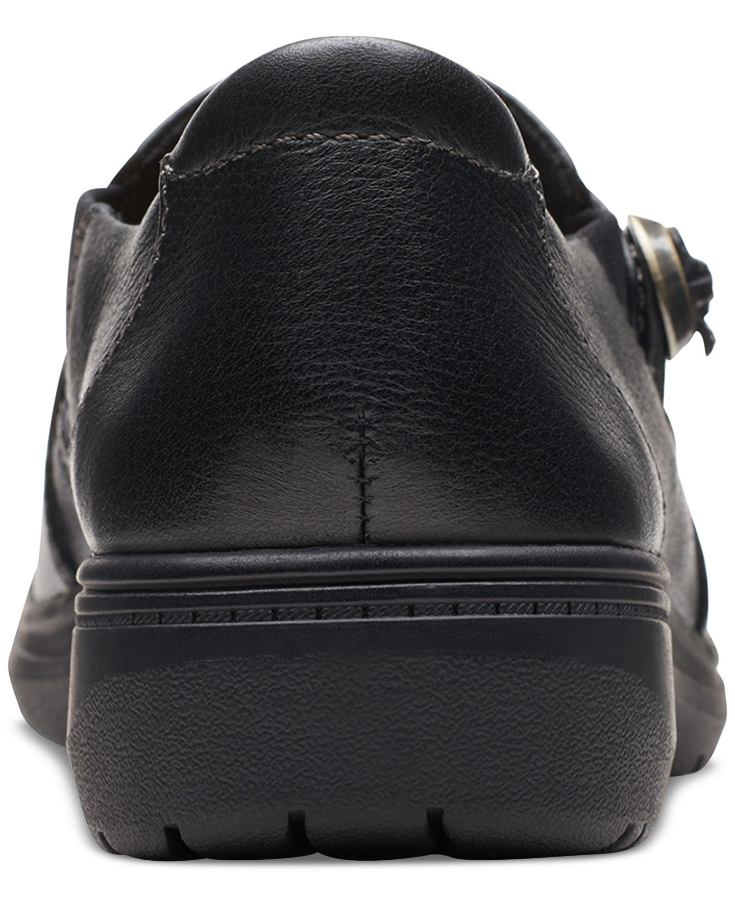 Женские туфли Clarks Carleigh Pearl Strapped Slip-On, цвет: Чёрный — фото 3