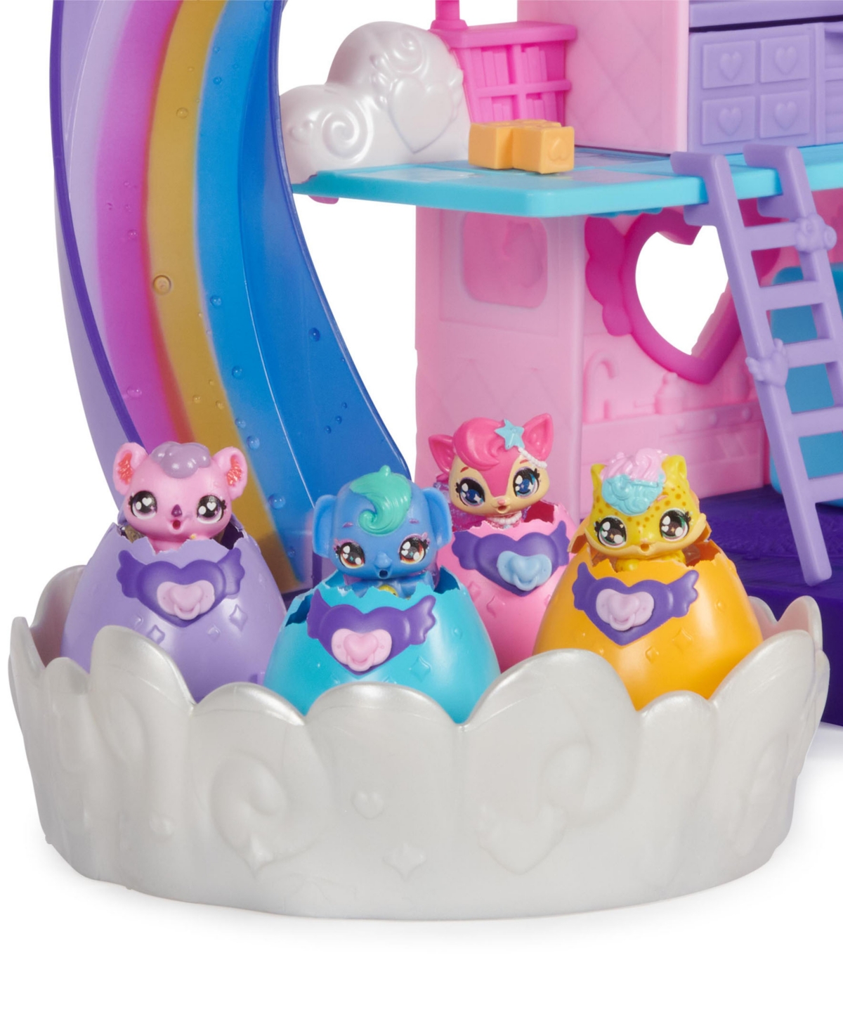 Hatchimals Alive Hatchi-nursery Playset With 4 Mini Figures In Self-hatching Eggs In Multi-color