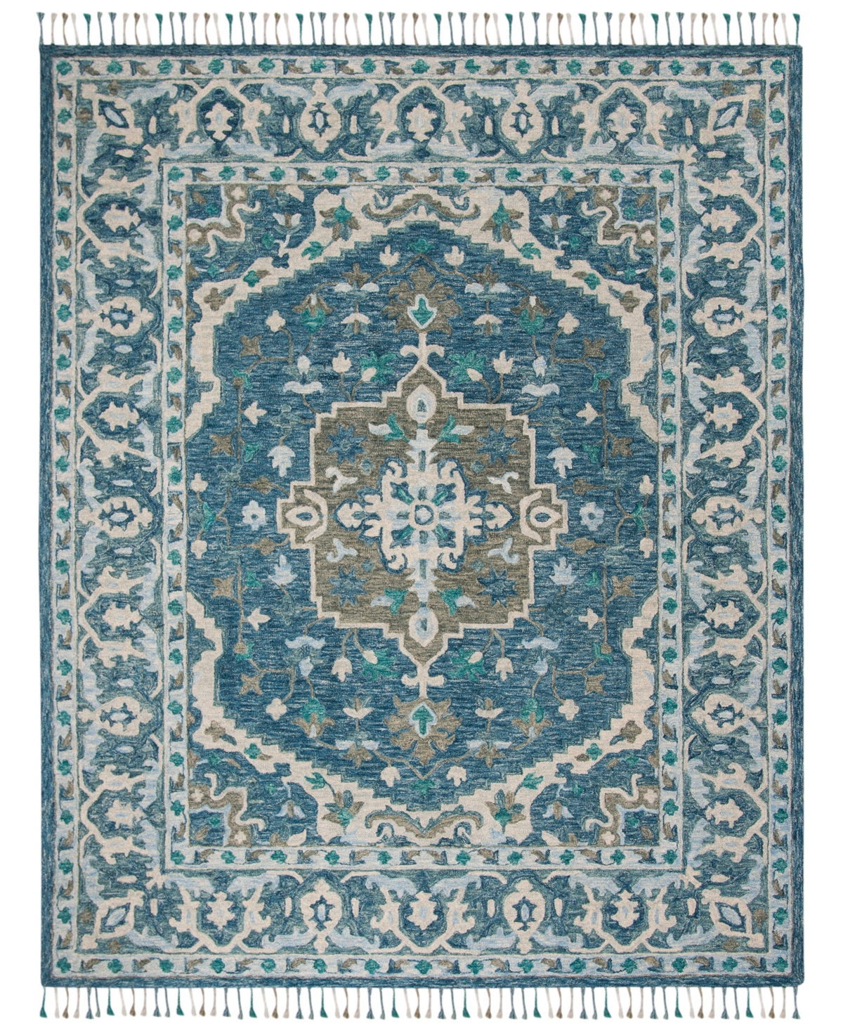 Safavieh Aurora APN230 9' x 12' Area Rug - Navy, Gray