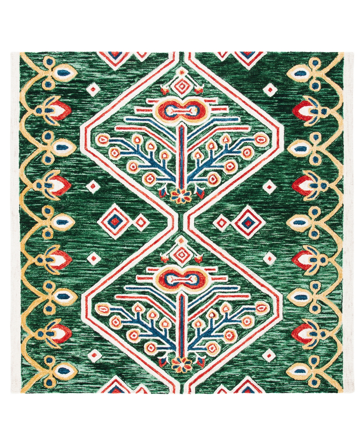 Safavieh Aurora APN703 7' x 7' Square Area Rug - Green