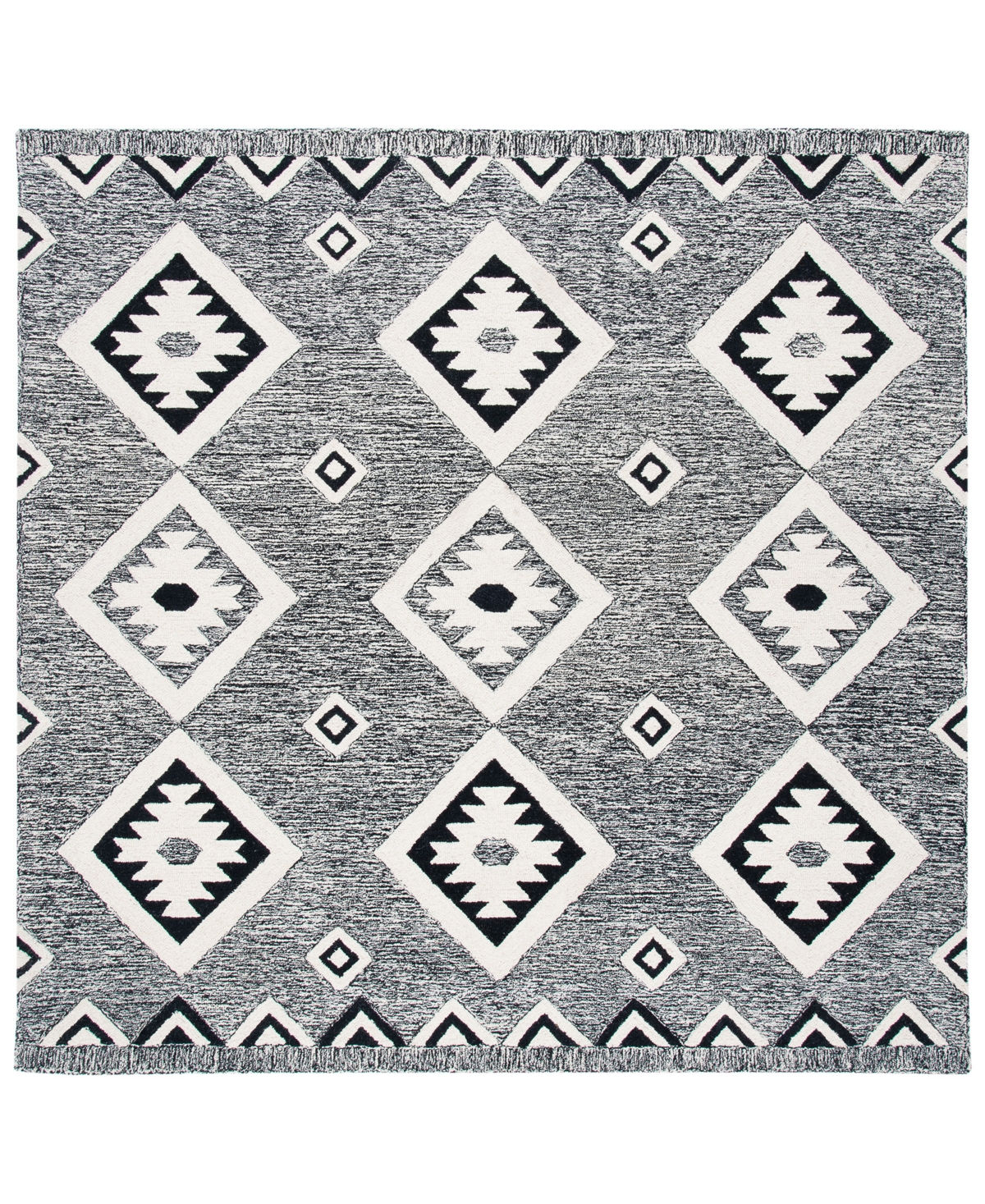 Safavieh Aurora APN814 7' x 7' Square Area Rug - Black